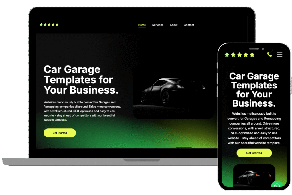 Car Garage Website Templates