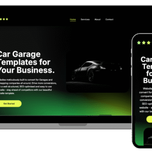 Car Garage Website Templates